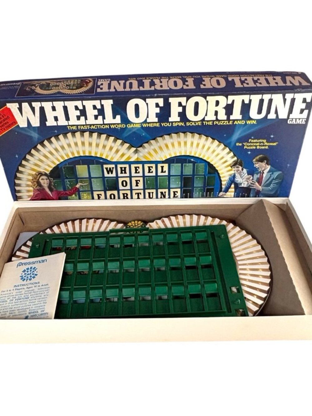 Vintage 1985 Wheel of Fortune Board Game 1st Edition Pressman 100% COMPLETE 80s